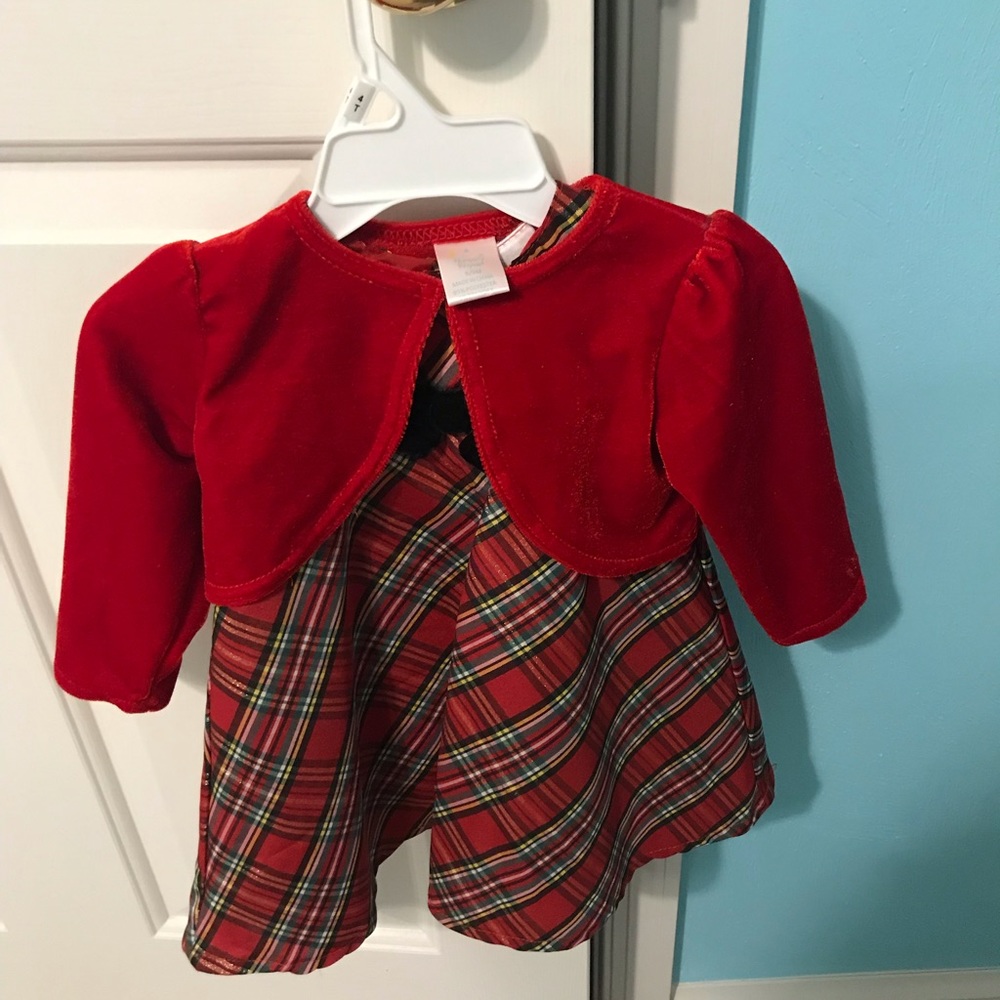 6/9 month Girls Christmas dress